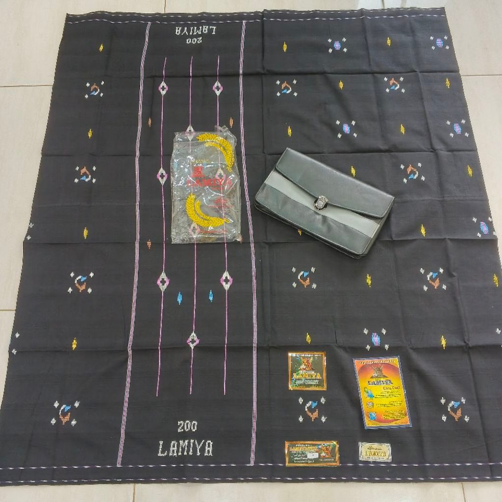 Sarung Lamiya 200 mesres Kombi Sutra Songket Original