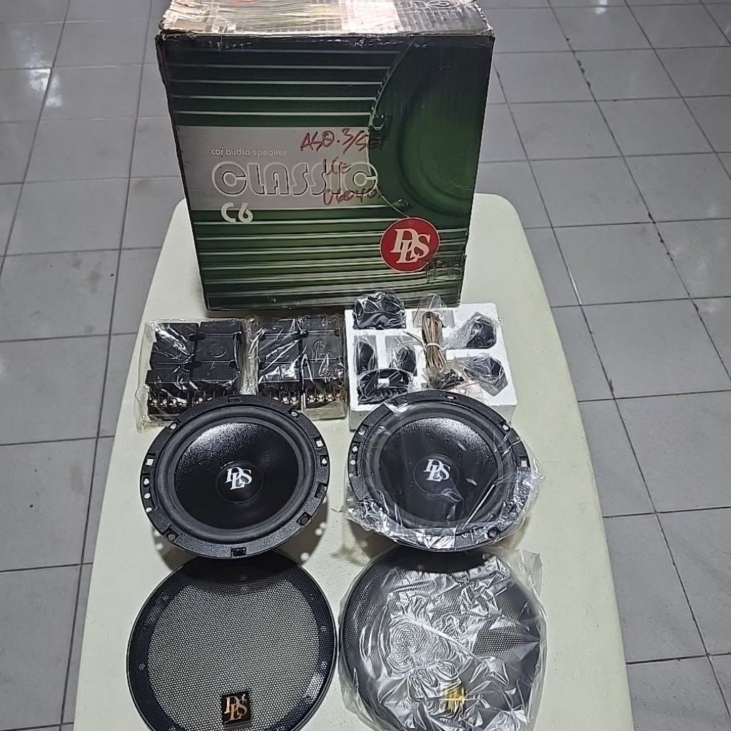 Speaker Split DLS C6 Classic Car Audio Speaker 1set NOS