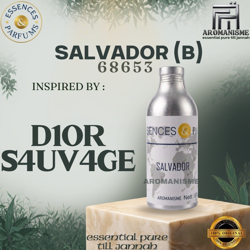 BIBIT PARFUM D SAUVAGE ESSENCES SALVADOR GRADE B 50ML / 100ML