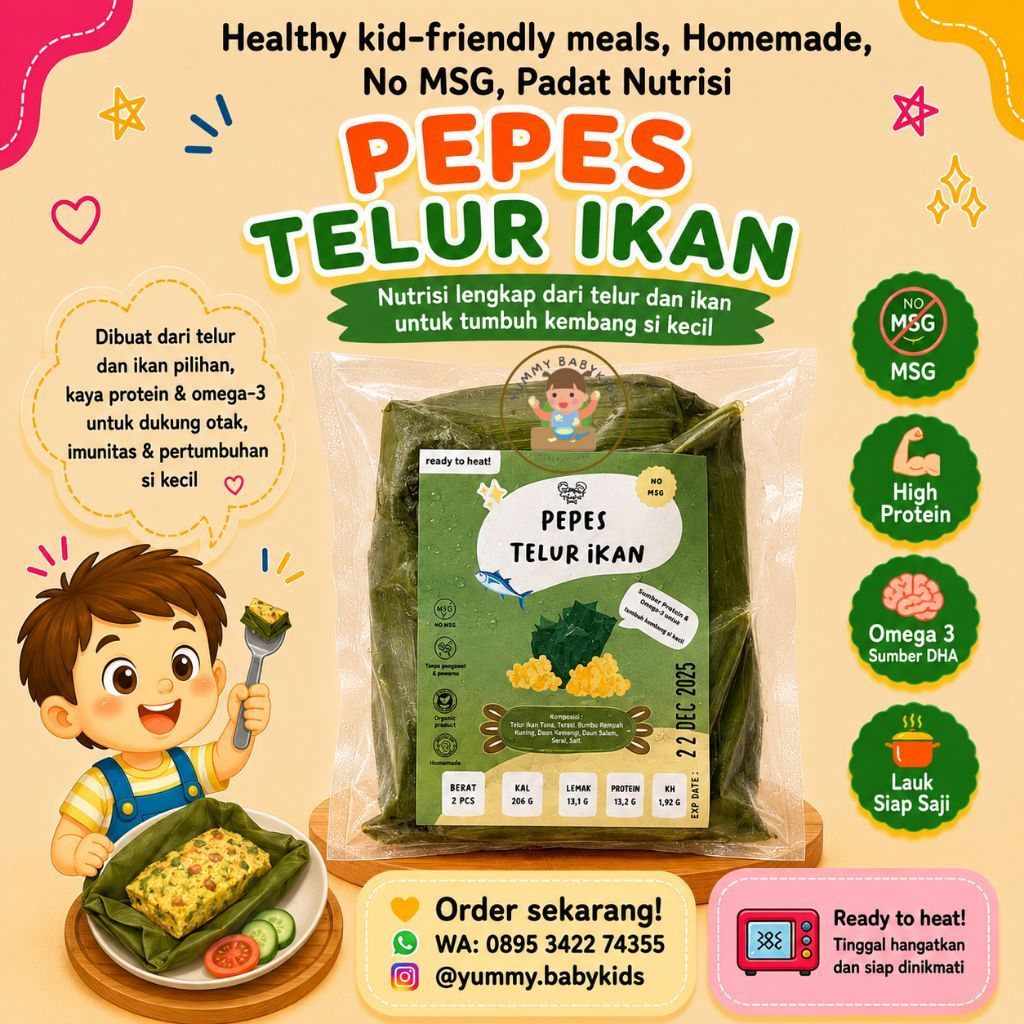 Pepes Telur Ikan Tuna - Sepoorsi MPASI