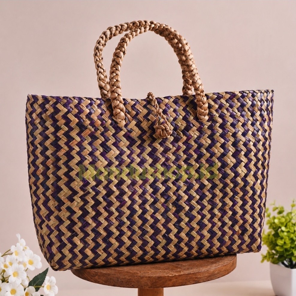 Amara Bag - Tas Handbag, Tas Wanita, Tas Anyaman, Tas Tote Bag