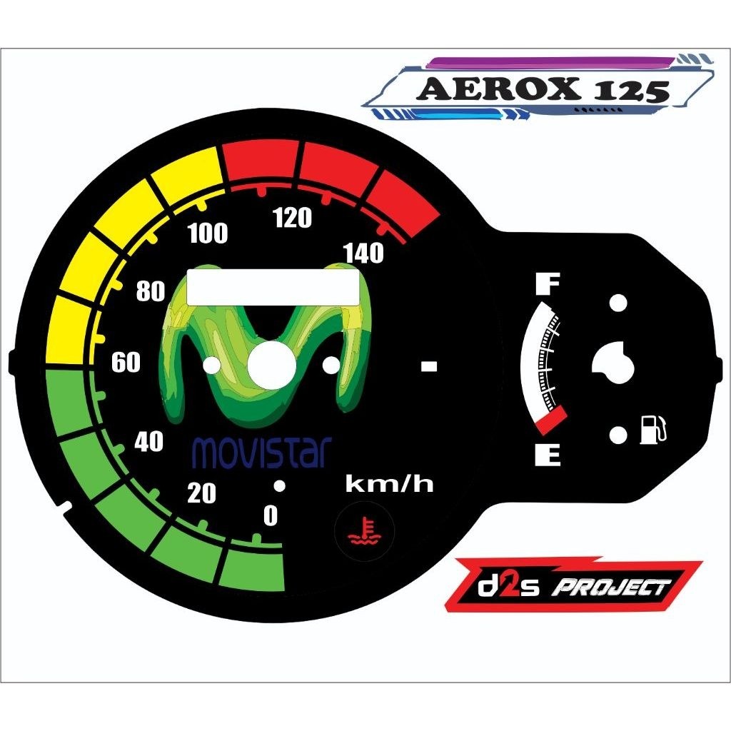 Panel Papan Layar Speedometer YAMAHA AEROX 125 LC