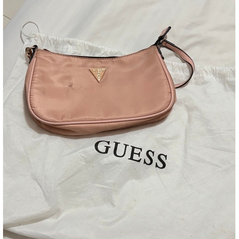 Preloved GUESS Pink Shoulder Bag