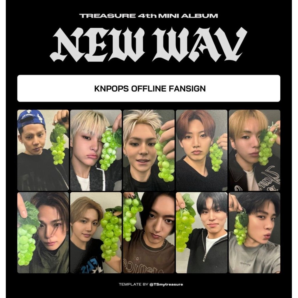 Treasure New Wav Knpops Offline Fansign HYUNSUK JIHOON YOSHI JUNKYU JAEHYUK ASAHI DOYOUNG HARUTO JEO