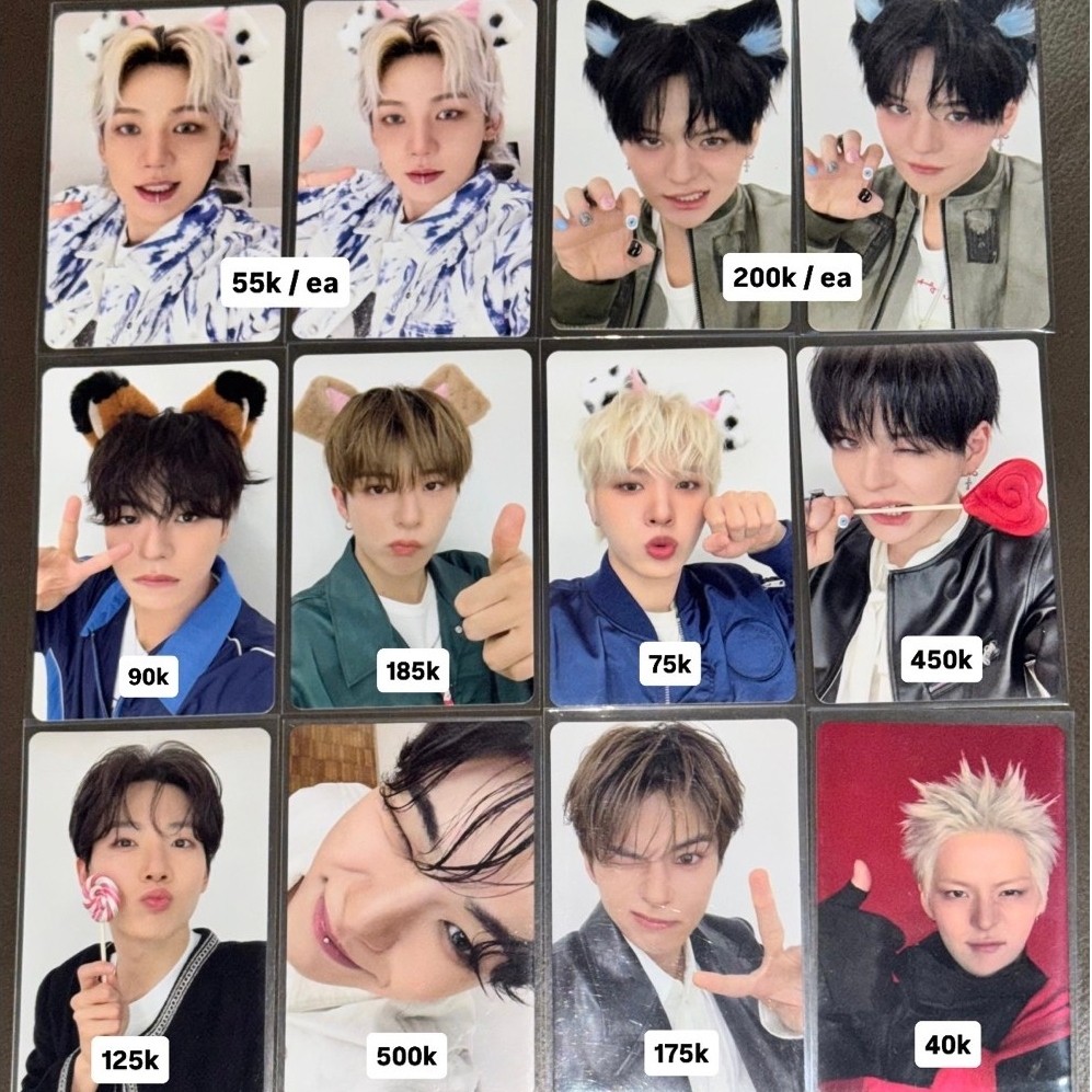 treasure pulse on in japan pop up photocard 8.000 yen & 10.000 yen benefit pc - yoshi junkyu jaehyuk