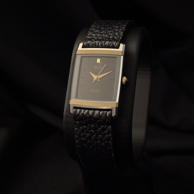 Seiko Exceline Ladies Black Dial