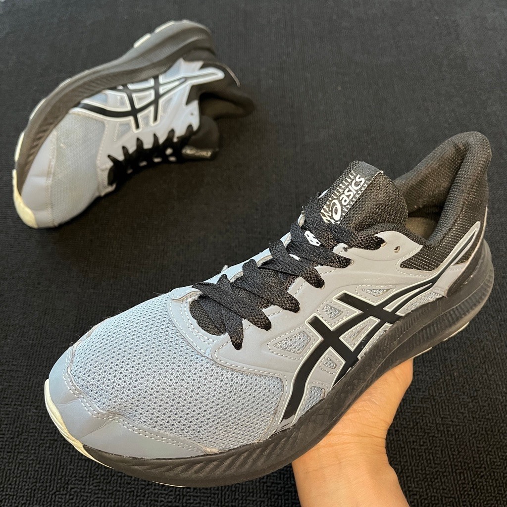 Sepatu ASICS Jolt 4 steel Blue Black Size 40 Insole 25 cm