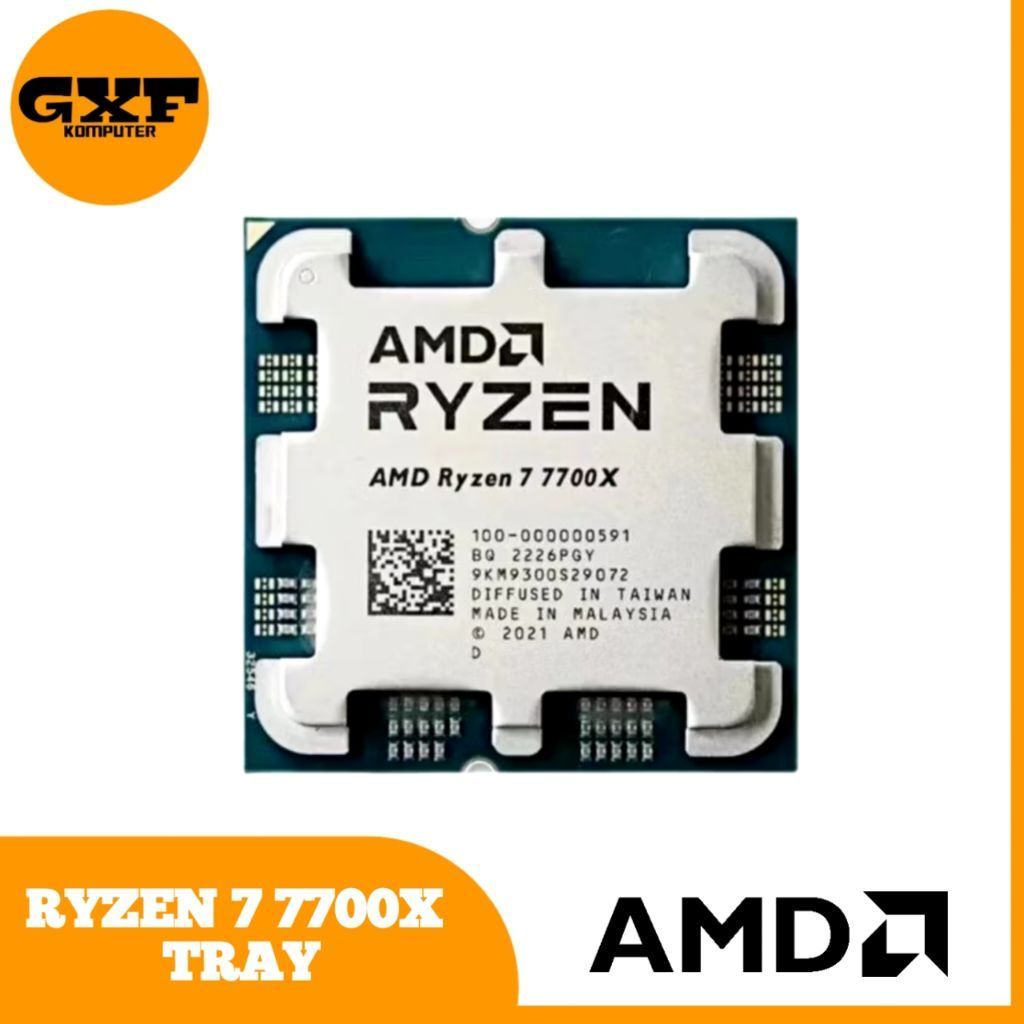 AMD PROCESSOR RYZEN 7 7700X AM5 TRAY