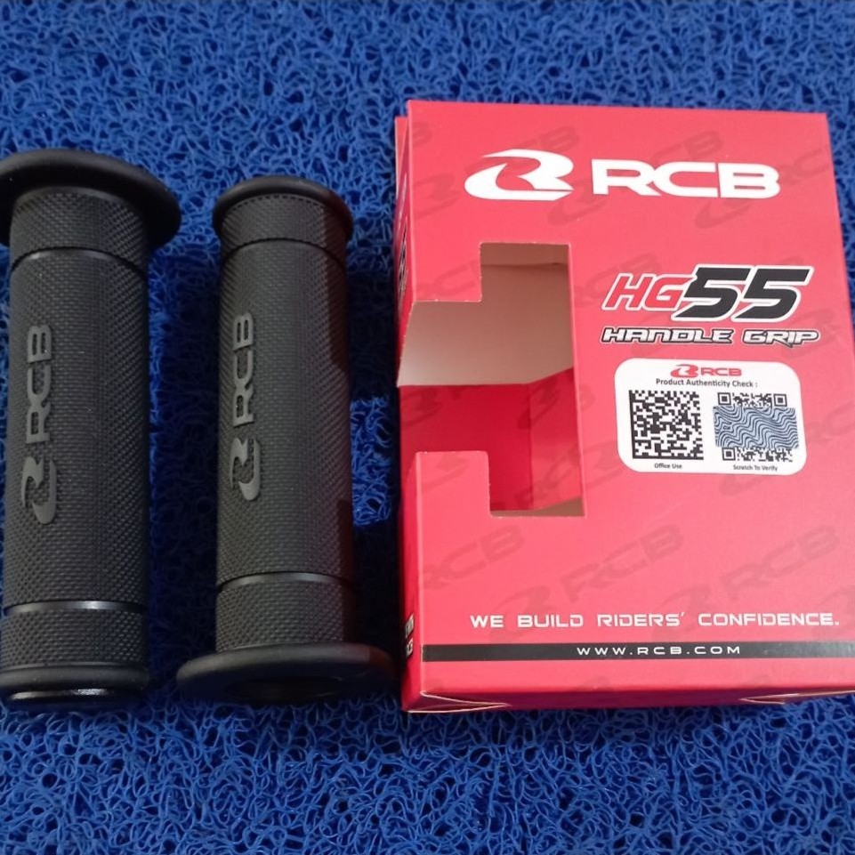 Handgrip Rcb HG55 Black Grip Sarung gas motor Original Rcb