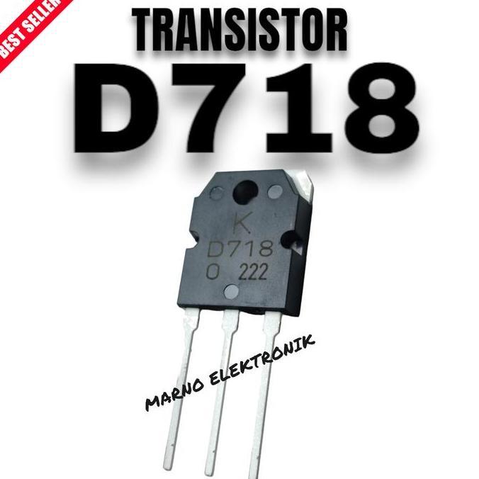 TRANSISTOR TR D718 D 718 D-718 ASLI ORI ORIGINAL MRN99