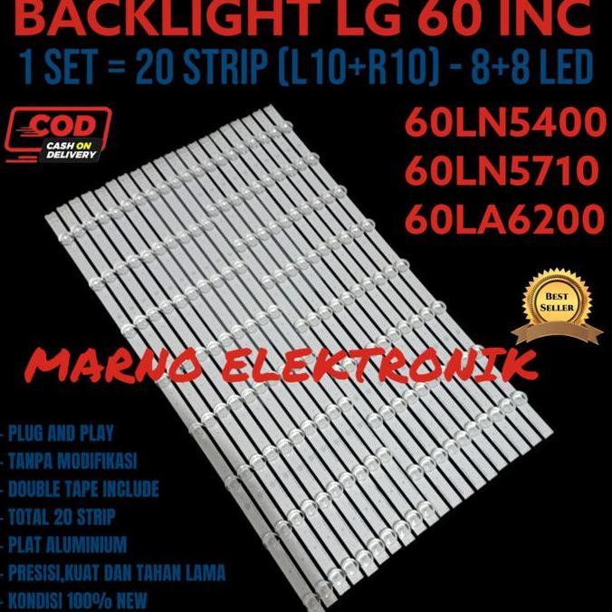 BACKLIGHT 60 IN 60LN 60LA BL 8K 60LN5400 60LN5710  60LA6200 LAMPU MRN99