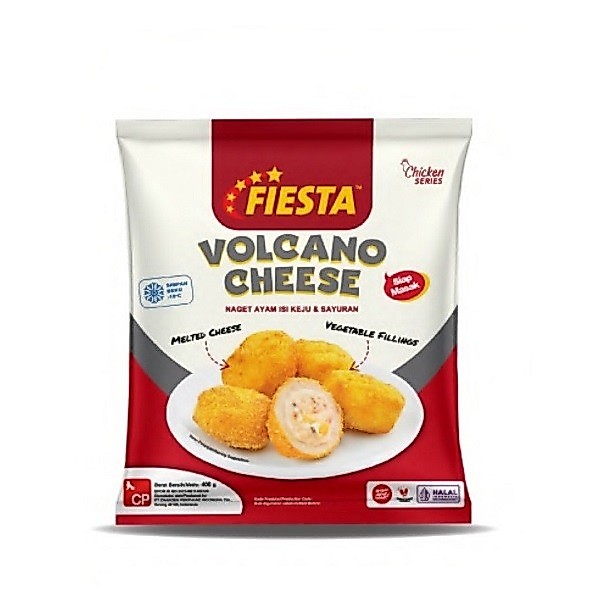 FIESTA CHICKEN NUGGET VOLCANO CHEESE 400 GR