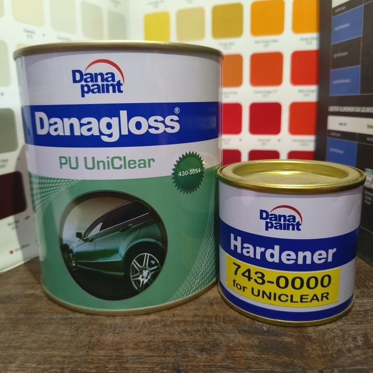 Clearcoat PU @1L UniClear DANAGLOSS / Danagloss PU UniClear / Varnish / Clear Pelindung Cat Mobil