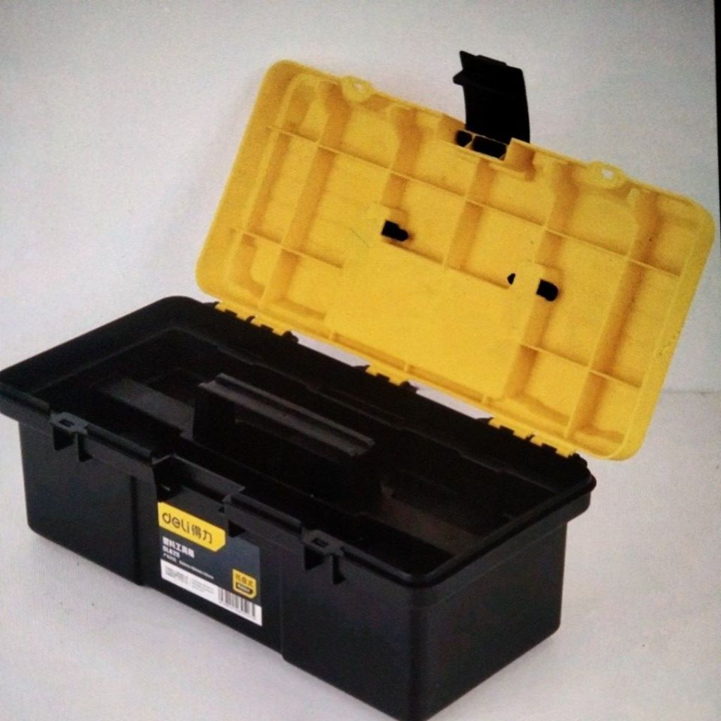 Deli Art Toolbox Plastik 12" 2 Tingkat DL6211