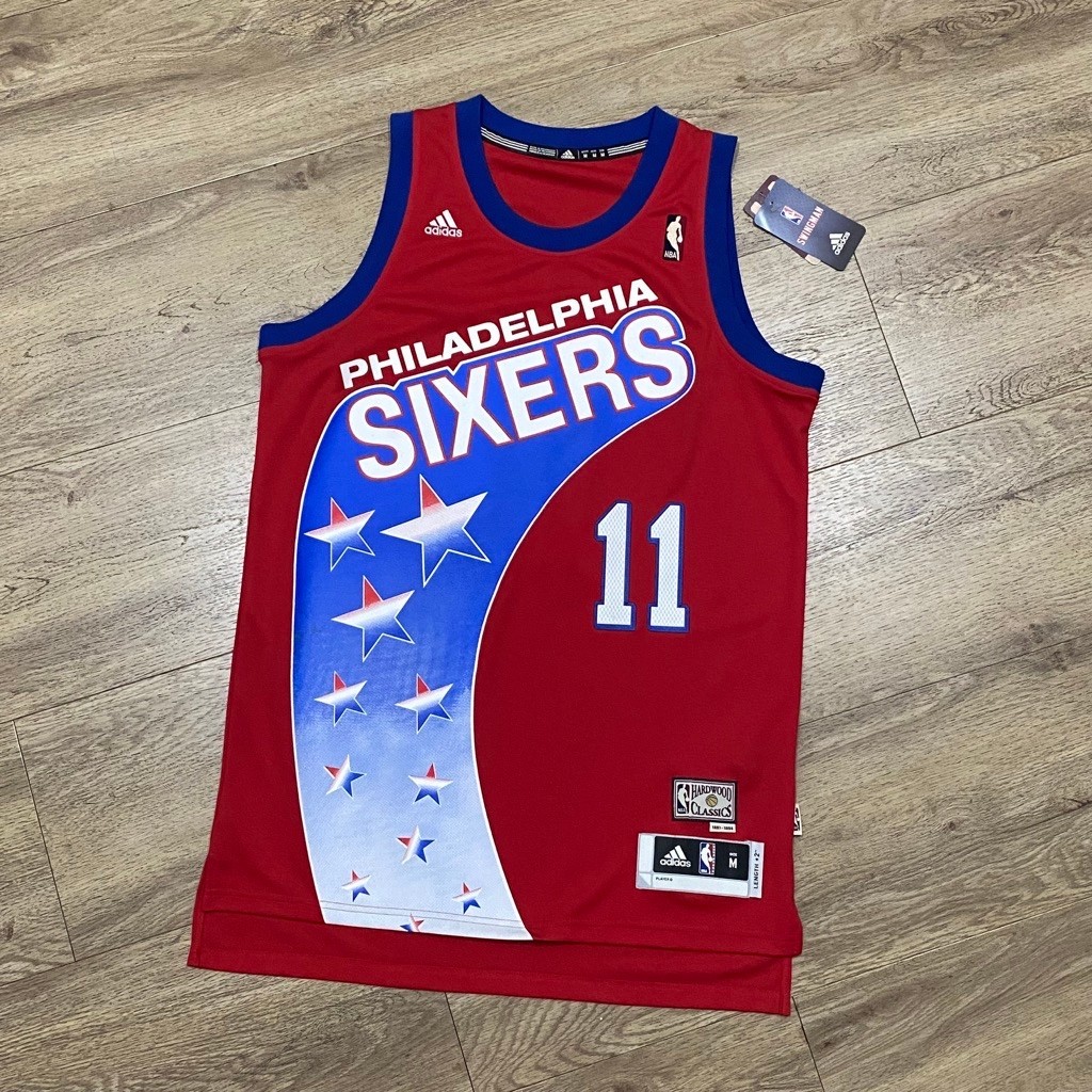 Jersey basket NBA Adidas Swingman Hardwood Classic Philadelphia Sixers 2009 Jrue Holiday Medium BNWT