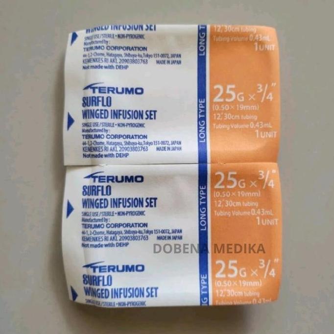 Wing Needle Terumo 23 25 27 G / Wing Terumo 23G 25G 27G