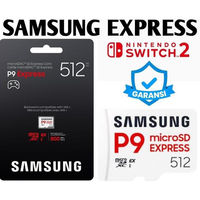 BEBAS ONGKIR - 512GB MicroSD Express Card P9 Express Samsung 512GB MicroSD 512GB