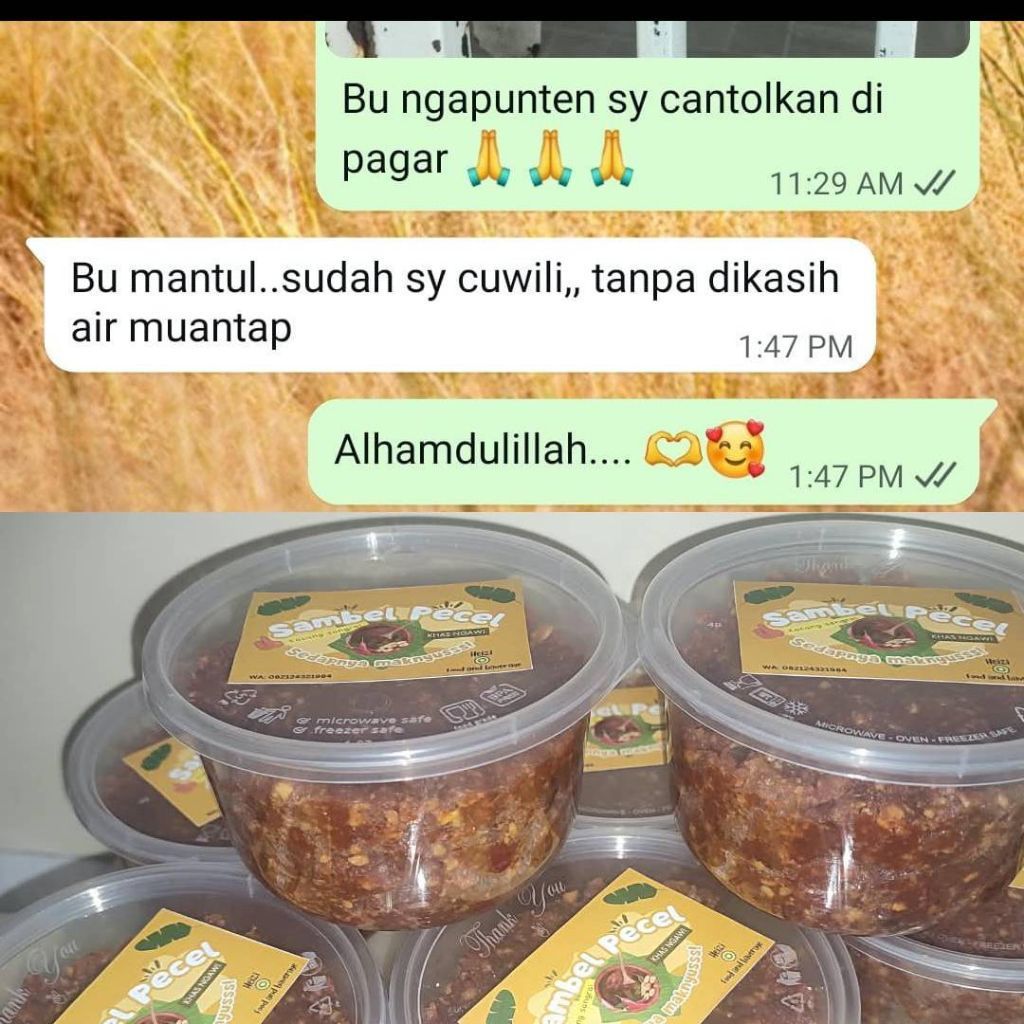sambel pecel sangrai asli Ngawi madiun