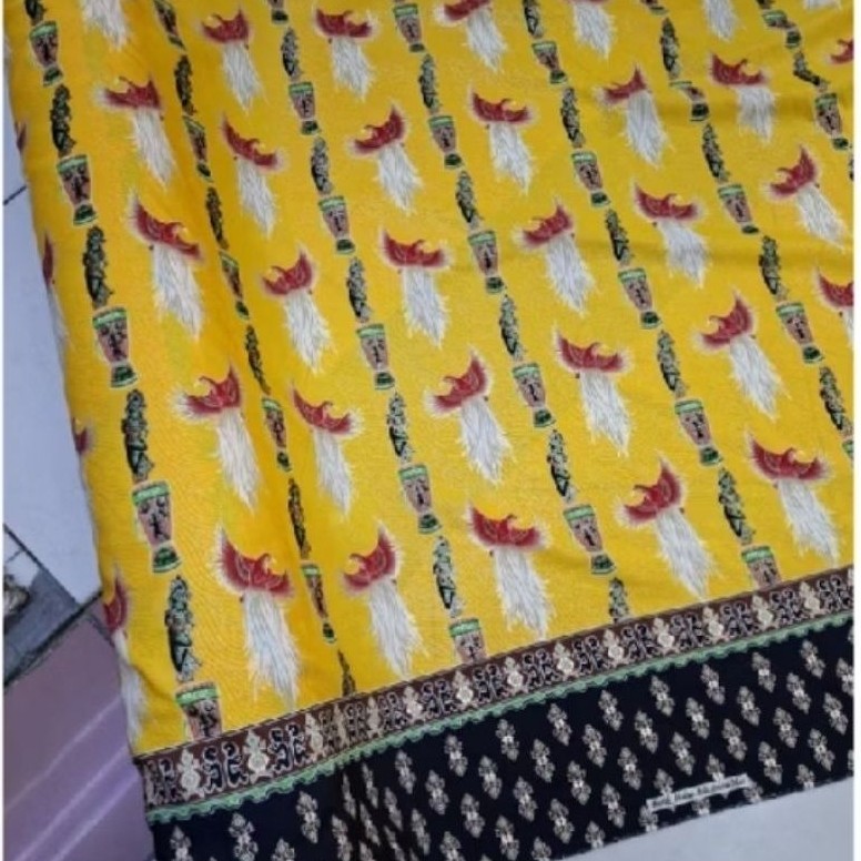 BATIK SUTRA FOIL MOTIP PAPUA / BATIK HALUS ASLI ARISTA MAS