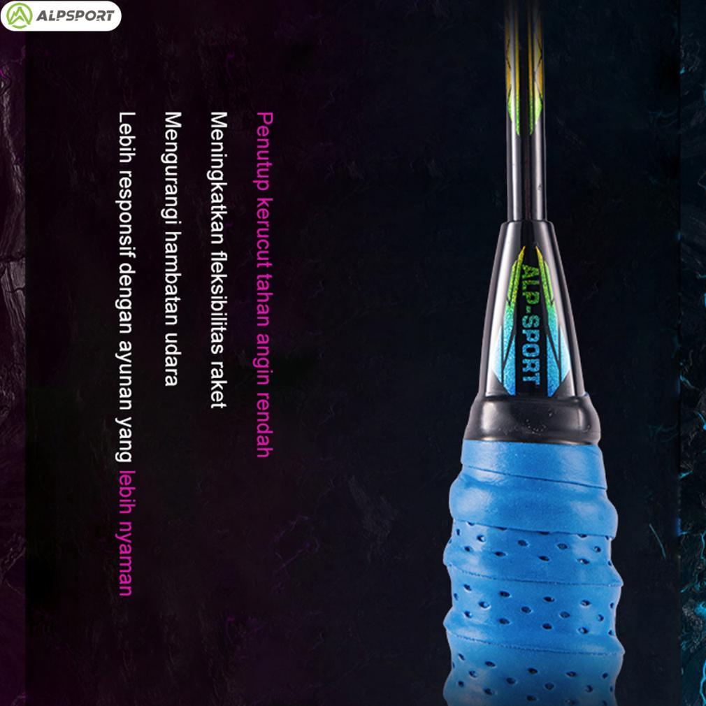 NEW ALPSPORT XC Max 32Lbs Warna Gradien Bingkai Pelangi 4U 82g Sangat Ringan 100% Serat Karbon Raket