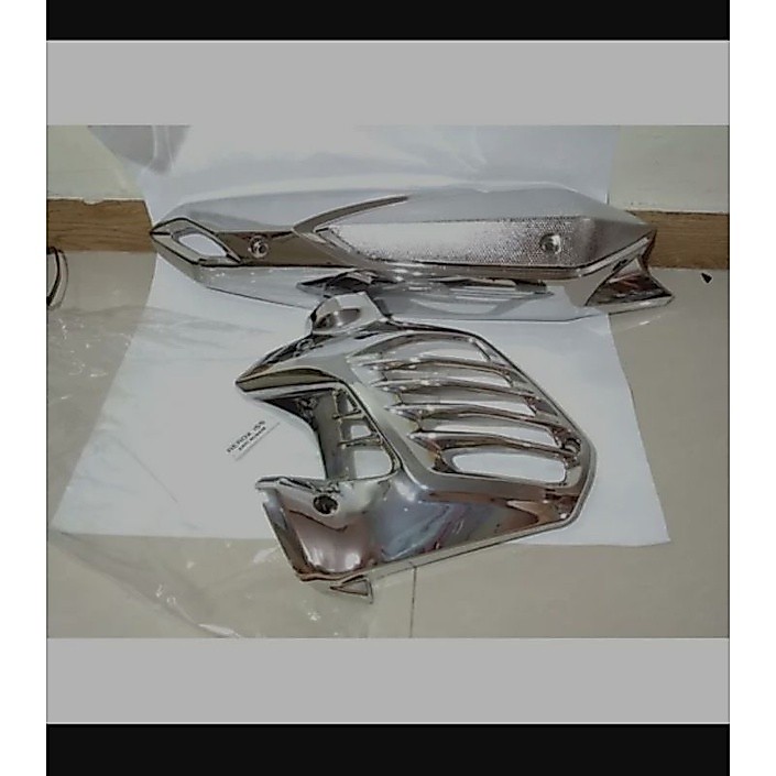 Variasi Tameng Knalpot - Tutup Radiator Aerox 155