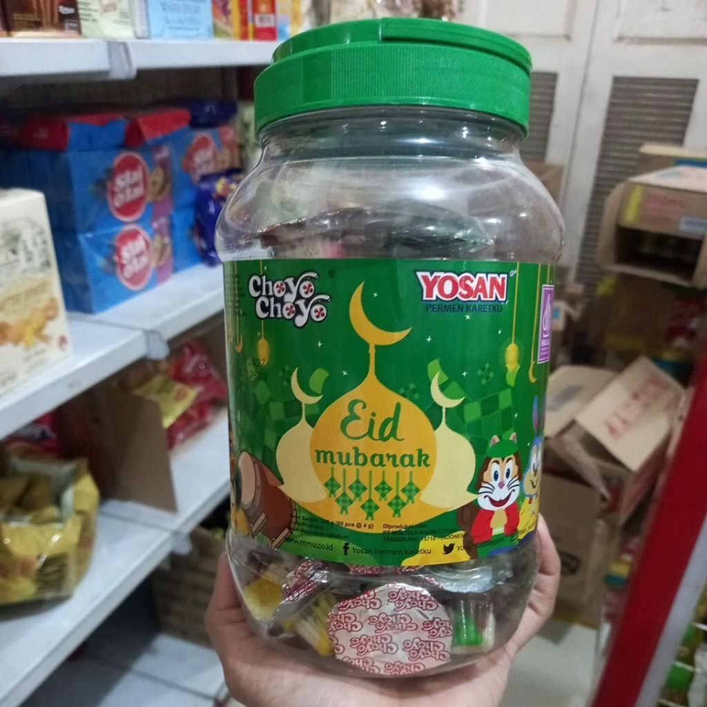 Coklat Jadul Yosan Choyo-Choyo Toples Isi 60