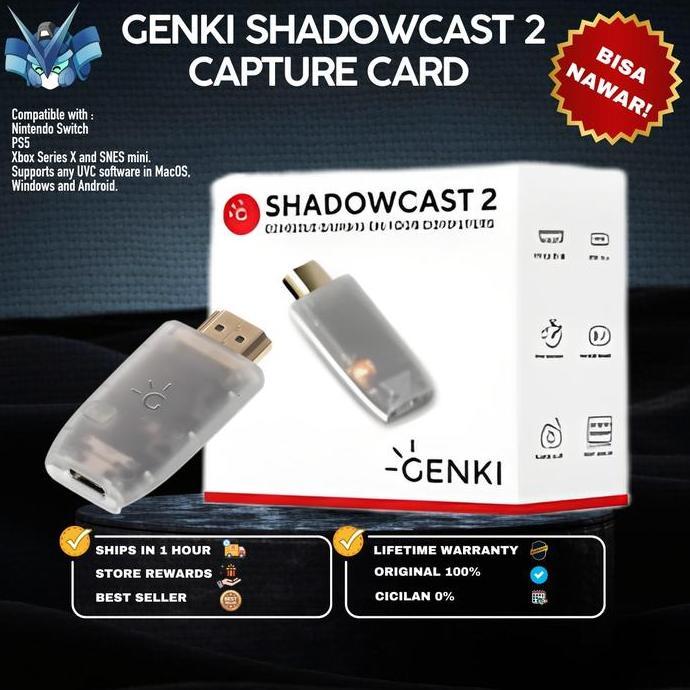 TERMURAH - Genki ShadowCast 2 Pocket / Genki ShadowCast 2 Capture Card