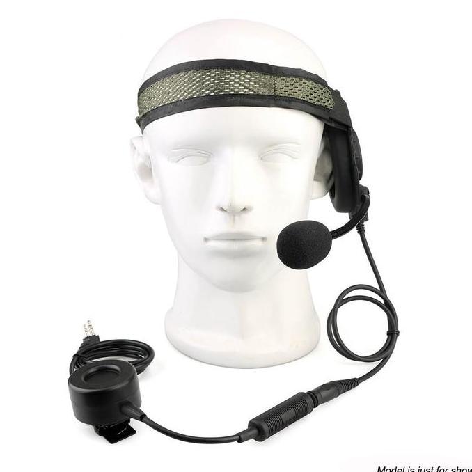 GRASSSTEKNO Headset Mikrofon Helm HT Walkie Talkie 2 Pin