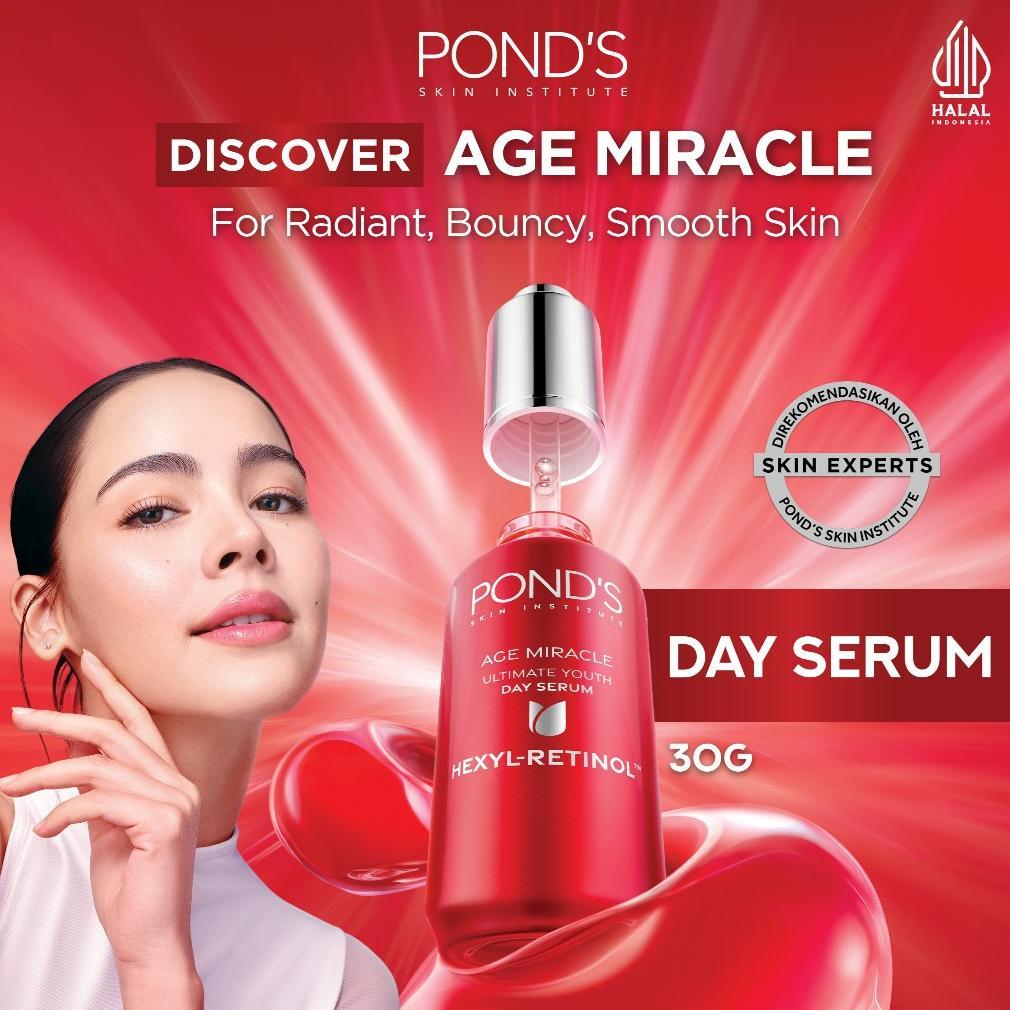 [Flashshow] PONDS SERUM WAJAH Anti Aging +Glowing Serum with Retinol&Niacinamide 30ML