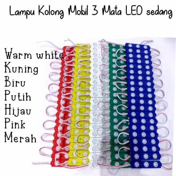 OVERAJA LAMPU LED MODUL STRIP 3 MATA LED SEDANG