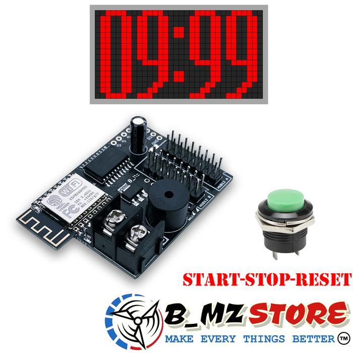 Kontroller Stopwatch -- Controller Timer Game 10 Detik - Start Stop Timer Stopwatch P10 - 1x1 Panel
