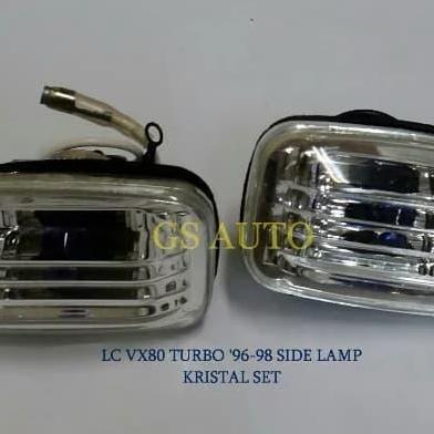 TOYOTA LANDCRUISER TURBO VX 80 VX80 1996 1997 1998 SIDE LAMP KRISTAL
