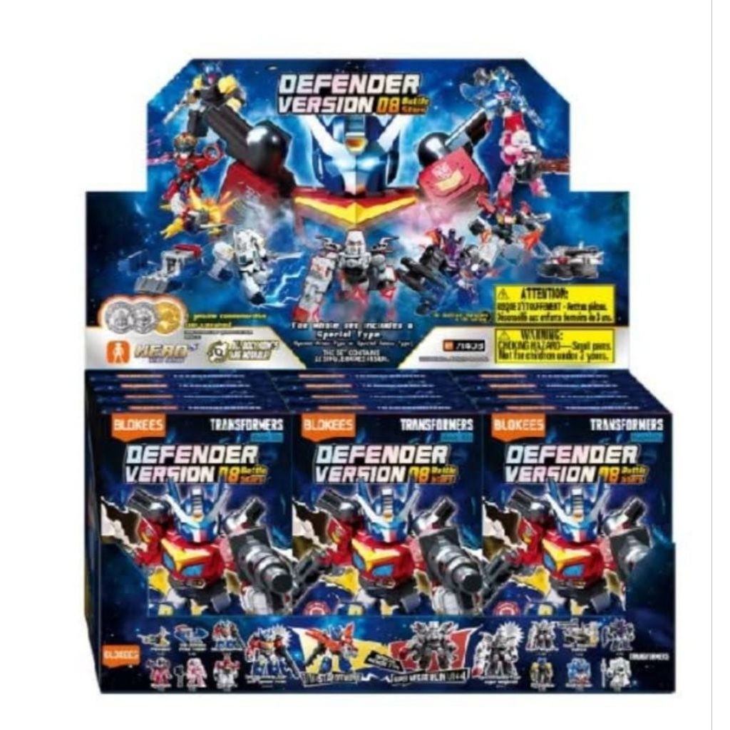 Buluke Global Blokshit Transformers Galaxy Defender 08 GDV 08 Optimus Megatron Tarn Swoop SG Goldbug