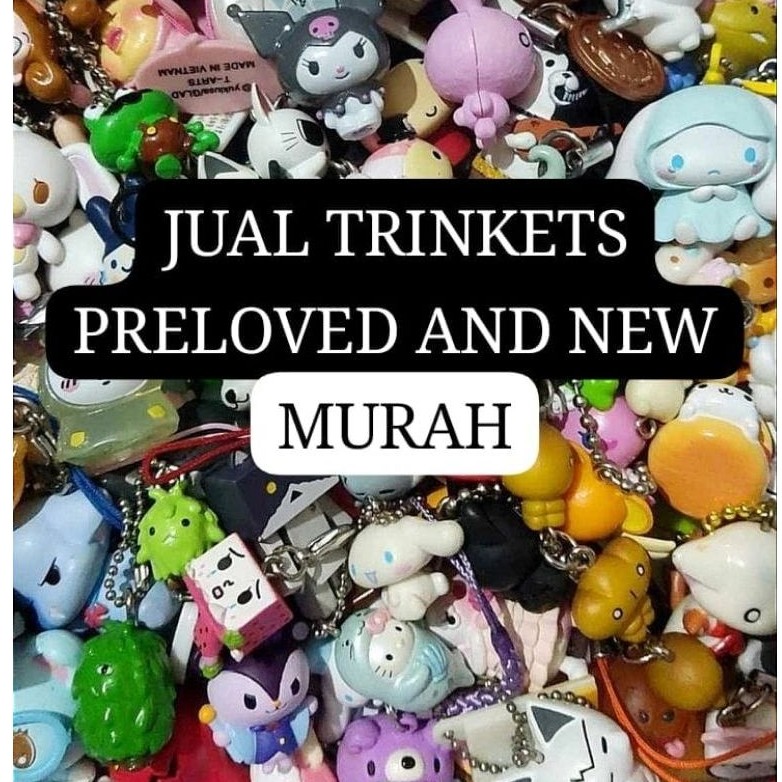 [READY] Aksesoris & Koleksi Lucu Variasi: Mainan Sanrio / Souvenir / Manik DIY / Stiker / Kartu Anim