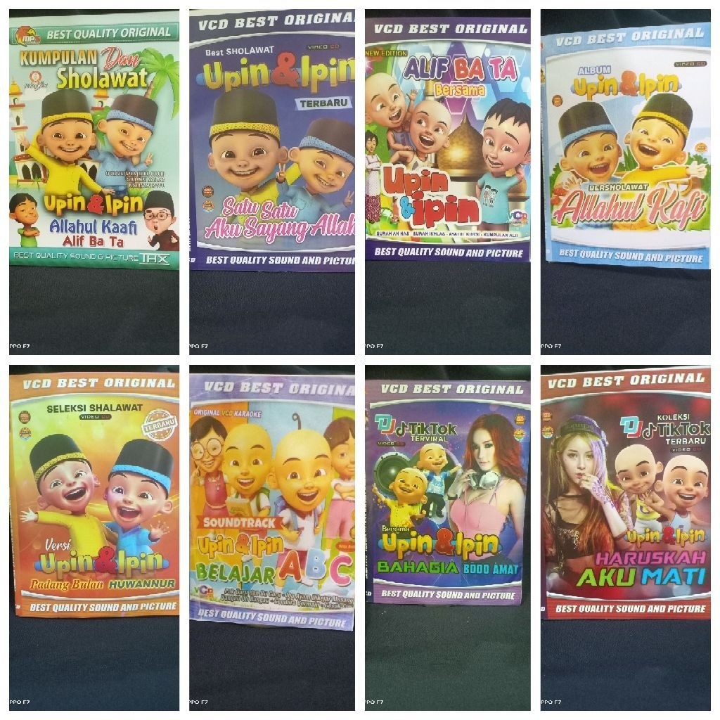VCD LAGU & SHOLAWAT ANAK UPIN & IPIN, MP5 SHOLAWAT ANAK UPIN & IPIN RANDOM