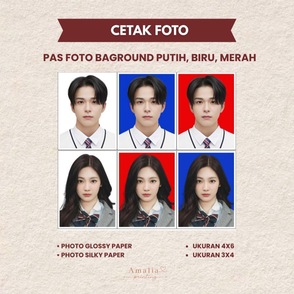 Cetak Foto 3x4 | Cetak Foto 4x6 | Cetak Pas Foto | Pas Foto | Cetak Foto Custom