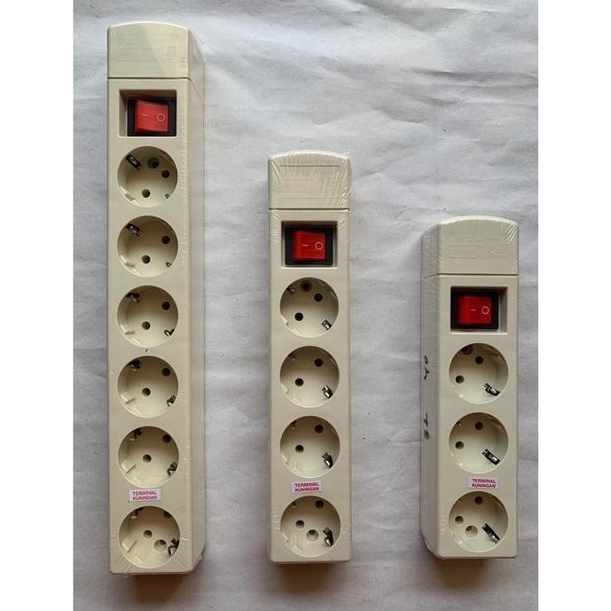 +++++] STOPKONTAK / TERMINAL COLOKAN 3-6 LUBANG