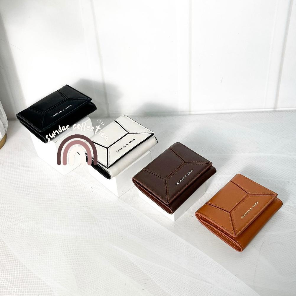 CK042 DOMPET LIPAT WANITA CK GEOMETRIC NASRIN FREE BOX - DOMPET LIPAT 3