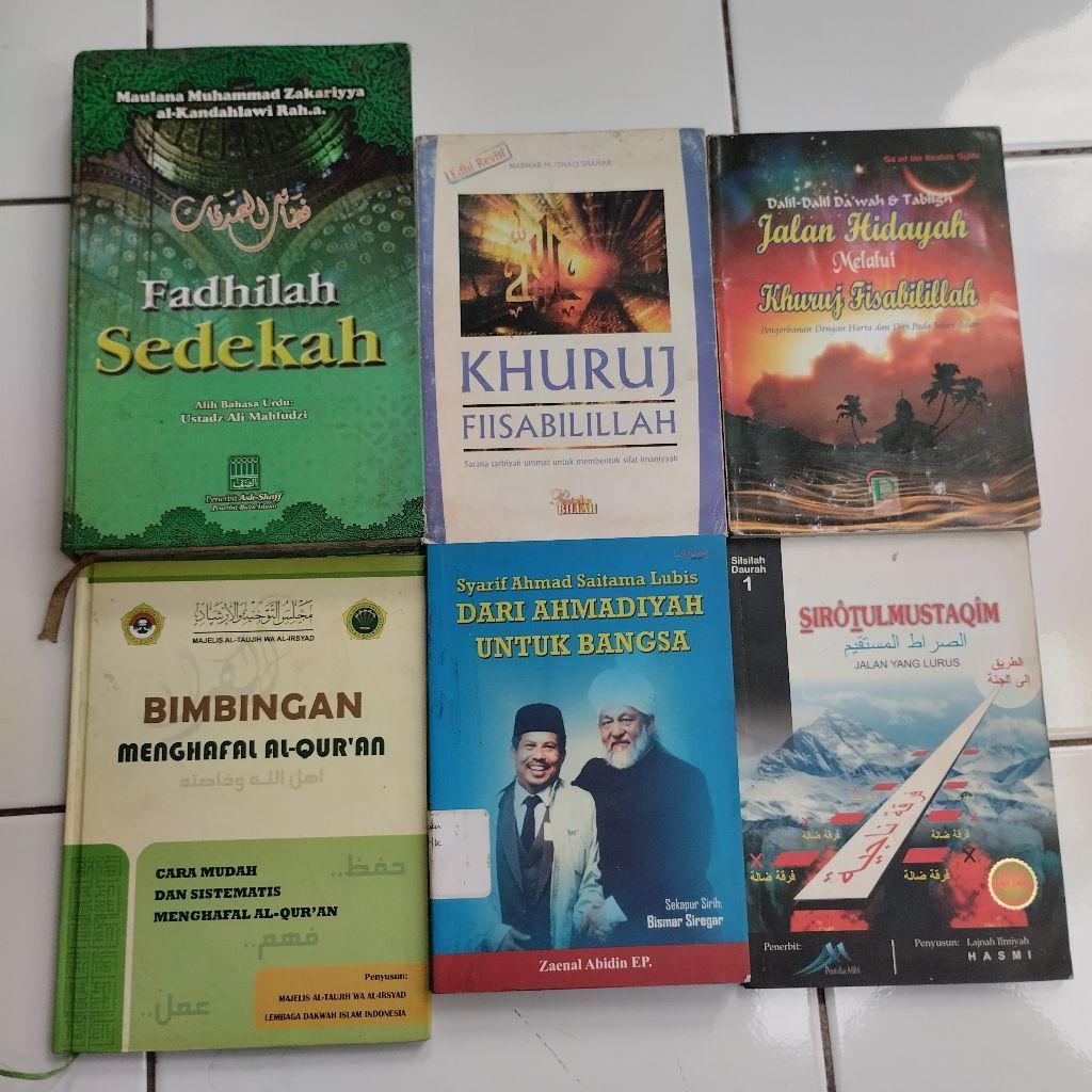 (RL-61) Buku Bekas Preloved Islam - Sirotul Mustaqim HASMI Syarif Ahmad Saitama Lubis Dari Ahmadiyah