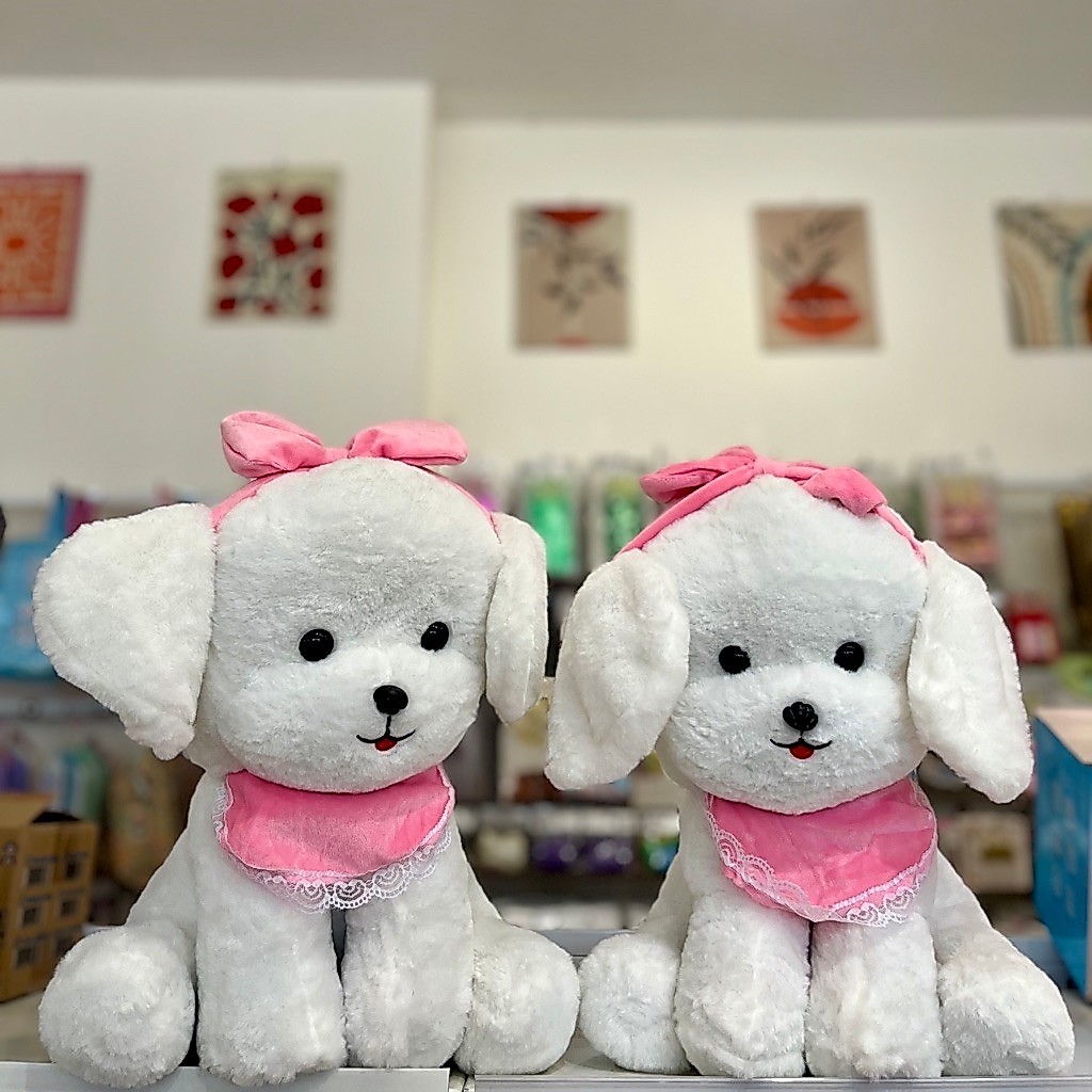 Boneka Puppy Anjing Lucu Besar Plush Toy Boneka Anjing Cute Kado Anak Dekorasi Kamar
