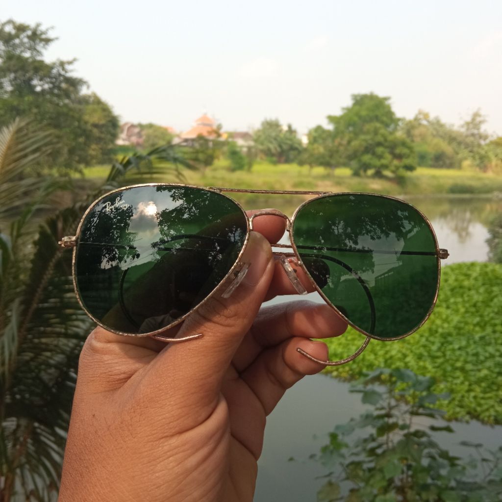 kacamata Vintage RB 3030 Aviator 32*14.