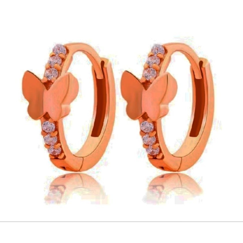 Anting Anak Model Butterfly - Emas 17 Karat