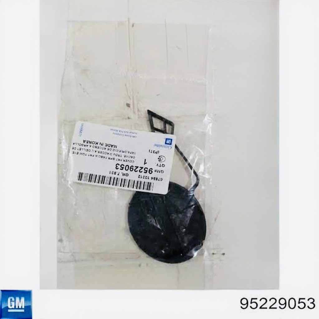 TUTUP DEREK BUMPER DEPAN CHEVROLET AVEO SONIC / FLAP TOWING AVEO SONIC 95229053