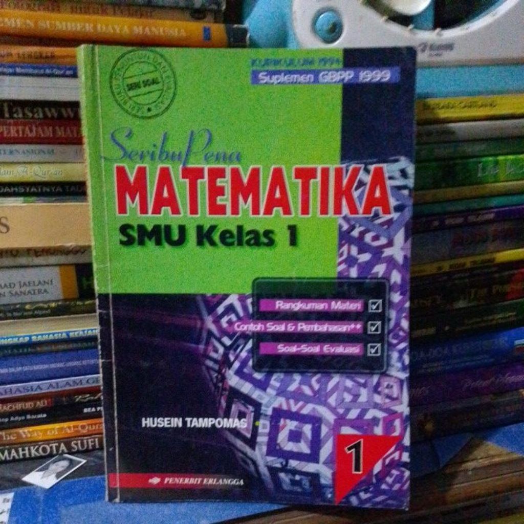 Buku Seribu Pena Matematika SMU Kelas 1 Suplemen GBPP 1999 Husein Tampomas