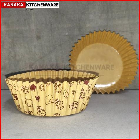 CC LAMINASI BUNDAR KECIL ALAS 7CM 200PCS / CUP ROTI BUNDAR LAMINASI / KERTAS ROTI LAMINASI BUNDAR