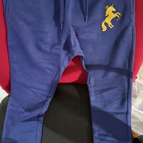 PL Celana Panjang Jogger Anak Perempuan Navy Max 8-9th