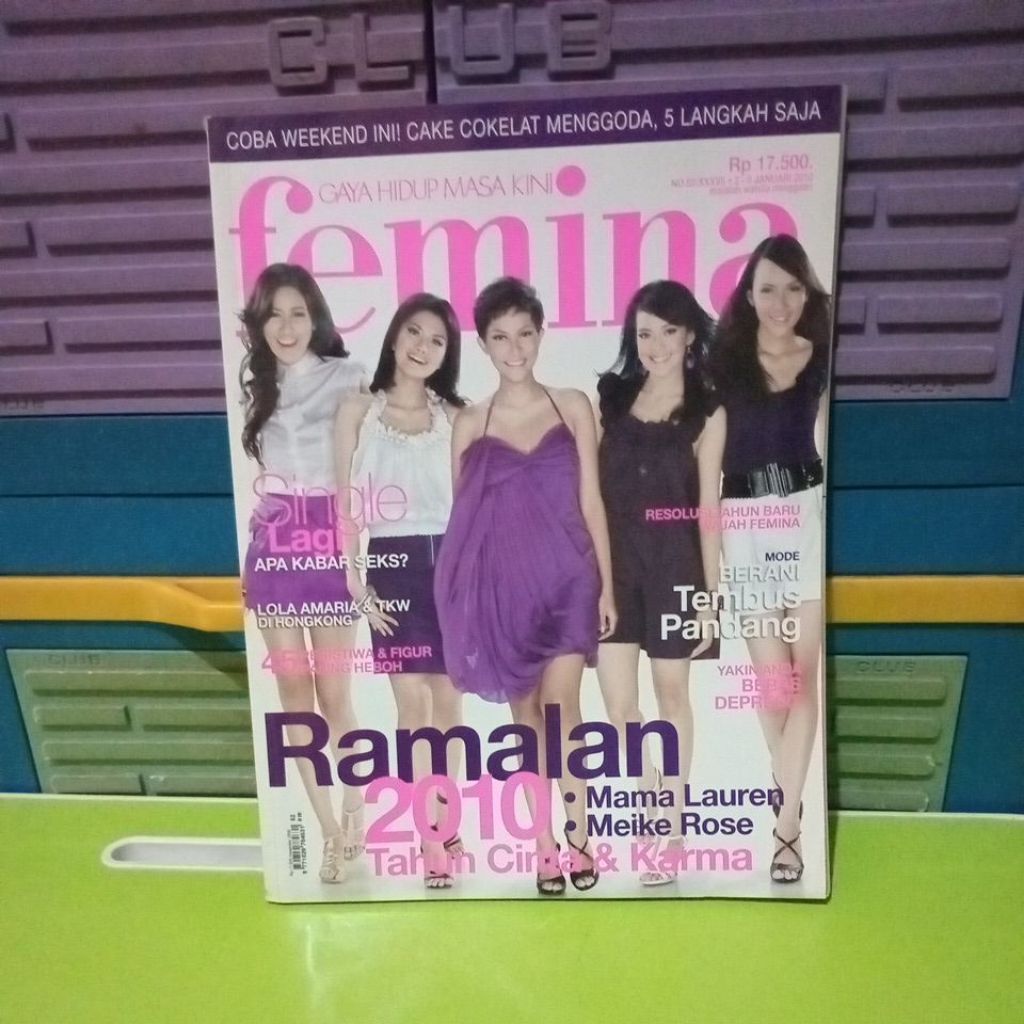 MAJALAH FEMINA NO 52 EDISI JANUARI 2010 (BEKAS)