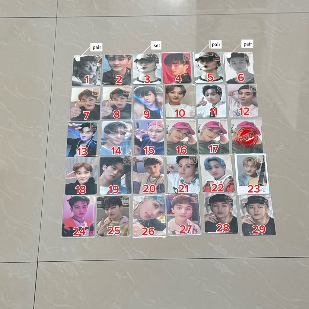 [READY] PHOTOCARD OFFICIAL MARK NCT DREAM 127 SuperM Europe Tour Smini Ayyo ISTJ Dream Scape Emphaty