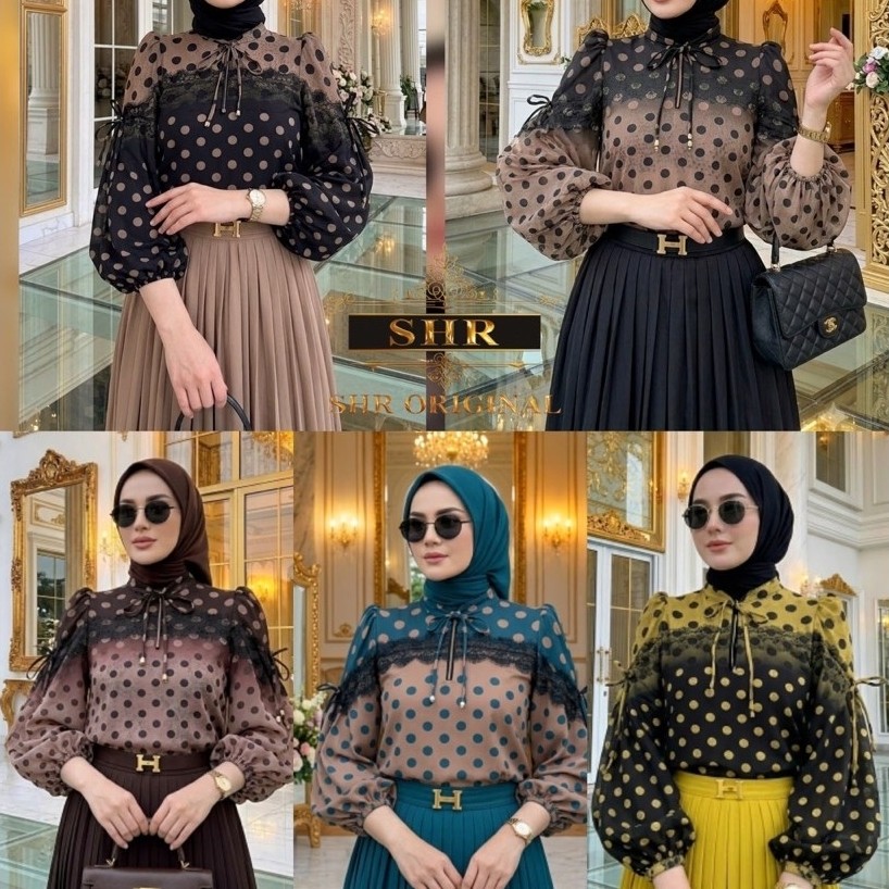 NEW READY SET ROK KIYAMOY POLKADOT WOLLFIS BY SHR ORI