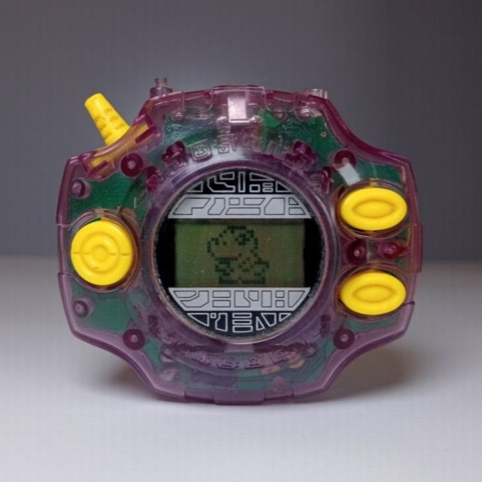 Digivice digimon d2 v2 clear purple bandai original